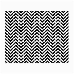 Funky Chevron Stripes Triangles Small Glasses Cloth by Mariart