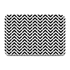 Funky Chevron Stripes Triangles Plate Mats by Mariart