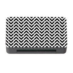 Funky Chevron Stripes Triangles Memory Card Reader With Cf by Mariart