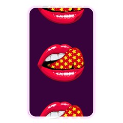 Lip Vector Hipster Example Image Star Sexy Purple Red Memory Card Reader by Mariart