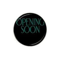 Opening Soon Sign Hat Clip Ball Marker