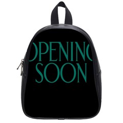 Opening Soon Sign School Bags (small)  by Mariart