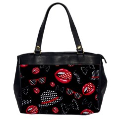 Lip Hat Vector Hipster Example Image Star Sexy Black Red Office Handbags