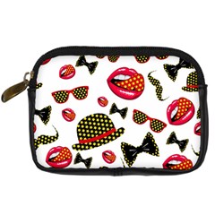 Lip Hat Vector Hipster Example Image Star Sexy Digital Camera Cases by Mariart