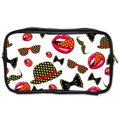 Lip Hat Vector Hipster Example Image Star Sexy Toiletries Bags 2-side