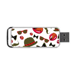 Lip Hat Vector Hipster Example Image Star Sexy Portable Usb Flash (one Side) by Mariart