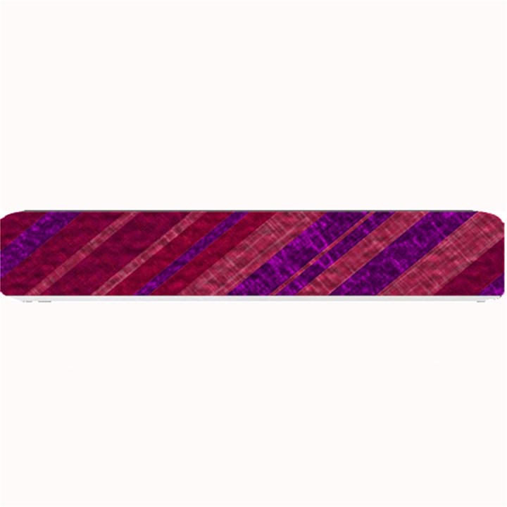 Maroon Striped Texture Small Bar Mats