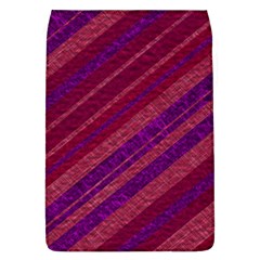 Maroon Striped Texture Flap Covers (l)  by Mariart