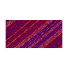 Maroon Striped Texture Yoga Headband by Mariart