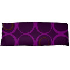 Original Circle Purple Brown Body Pillow Case Dakimakura (two Sides)