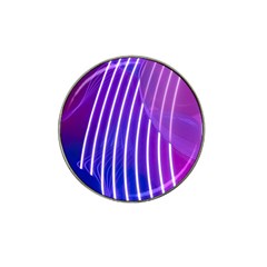 Rays Light Chevron Blue Purple Line Light Hat Clip Ball Marker by Mariart