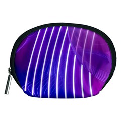 Rays Light Chevron Blue Purple Line Light Accessory Pouches (medium)  by Mariart