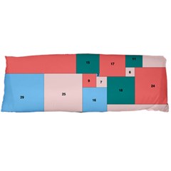 Simple Perfect Squares Squares Order Body Pillow Case (dakimakura)