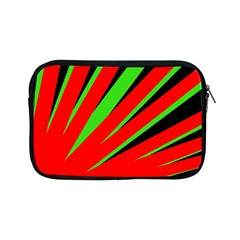 Rays Light Chevron Red Green Black Apple Ipad Mini Zipper Cases