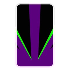 Rays Light Chevron Purple Green Black Line Memory Card Reader by Mariart