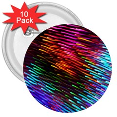 Rainbow Shake Light Line 3  Buttons (10 Pack) 