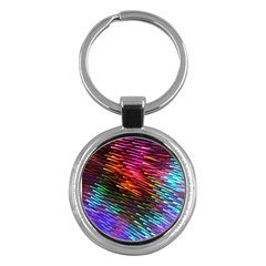 Rainbow Shake Light Line Key Chains (round)  by Mariart