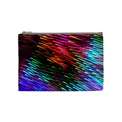 Rainbow Shake Light Line Cosmetic Bag (medium)  by Mariart