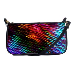 Rainbow Shake Light Line Shoulder Clutch Bags by Mariart