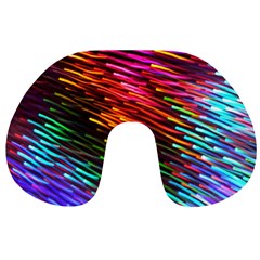 Rainbow Shake Light Line Travel Neck Pillows