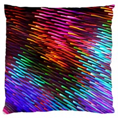Rainbow Shake Light Line Standard Flano Cushion Case (two Sides)
