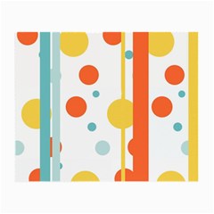 Stripes Dots Line Circle Vertical Yellow Red Blue Polka Small Glasses Cloth by Mariart