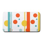 Stripes Dots Line Circle Vertical Yellow Red Blue Polka Medium Bar Mats 16 x8.5  Bar Mat