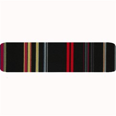 Stripes Line Black Red Large Bar Mats