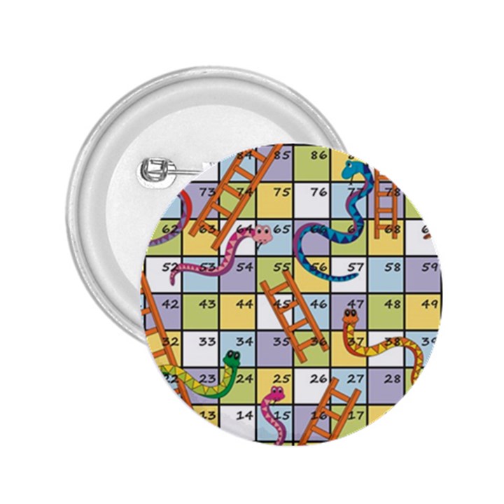 Snakes Ladders Game Board 2.25  Buttons