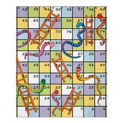 Snakes Ladders Game Board Shower Curtain 60  X 72  (medium) 