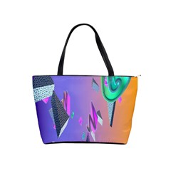Triangle Wave Rainbow Shoulder Handbags