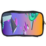 Triangle Wave Rainbow Toiletries Bags 2-Side Front