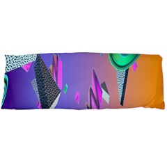 Triangle Wave Rainbow Body Pillow Case (dakimakura) by Mariart