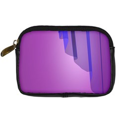 Verre Bleu Wave Chevron Waves Purple Digital Camera Cases by Mariart