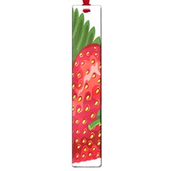 Strawberry Red Seed Leaf Green Large Book Marks by Mariart