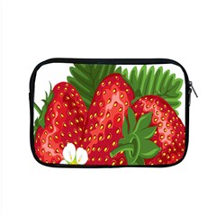 Strawberry Red Seed Leaf Green Apple Macbook Pro 15  Zipper Case by Mariart