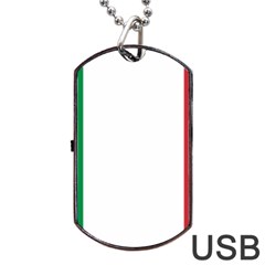 National Flag Of Italy  Dog Tag Usb Flash (one Side)