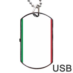 National Flag Of Italy  Dog Tag Usb Flash (two Sides)