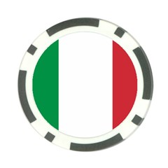 National Flag Of Italy  Poker Chip Card Guard