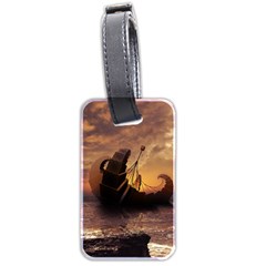 Steampunk Fractalscape, A Ship For All Destinations Luggage Tags (two Sides)