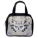 Wonderful Sugar Cat Skull Classic Handbags (One Side) Front