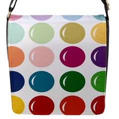 Brights Pastels Bubble Balloon Color Rainbow Flap Messenger Bag (s)