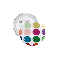Brights Pastels Bubble Balloon Color Rainbow 1 75  Buttons