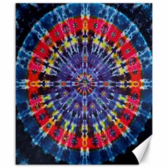 Circle Purple Green Tie Dye Kaleidoscope Opaque Color Canvas 20  X 24   by Mariart