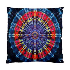 Circle Purple Green Tie Dye Kaleidoscope Opaque Color Standard Cushion Case (one Side) by Mariart