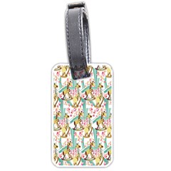 Wooden Gorse Illustrator Photoshop Watercolor Ink Gouache Color Pencil Luggage Tags (one Side) 