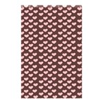 Chocolate Pink Hearts Gift Wrap Shower Curtain 48  x 72  (Small)  Curtain(48  X 72 ) - 42.18 x64.8  Curtain(48  X 72 )