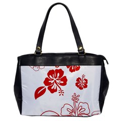 Hawaiian Flower Red Sunflower Office Handbags by Mariart