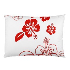 Hawaiian Flower Red Sunflower Pillow Case (two Sides)