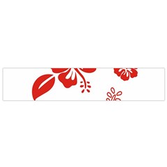 Hawaiian Flower Red Sunflower Flano Scarf (small) by Mariart